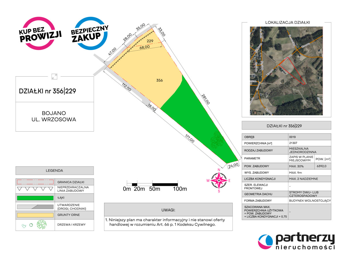 Działka 20 060,00 m², oferta nr , PAN333380, Bojano, Wrzosowa-idx