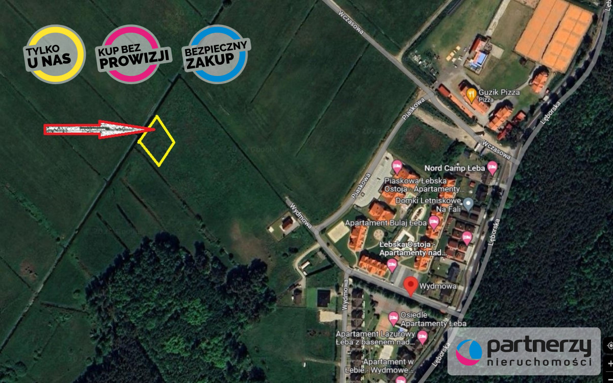 Działka 1 427,00 m², oferta nr , PAN889009, Żarnowska, Wydmowa-idx