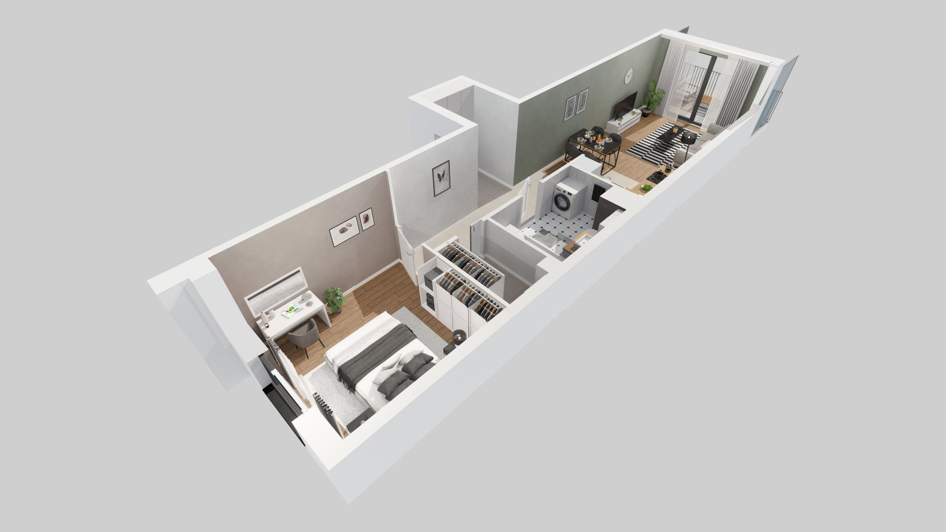 Mieszkanie 55,57 m², piętro 1, oferta nr F/27, Osiedle Górka Narodowa, Kraków, Prądnik Biały, Górka Narodowa, ul. Andrzeja Zauchy-idx