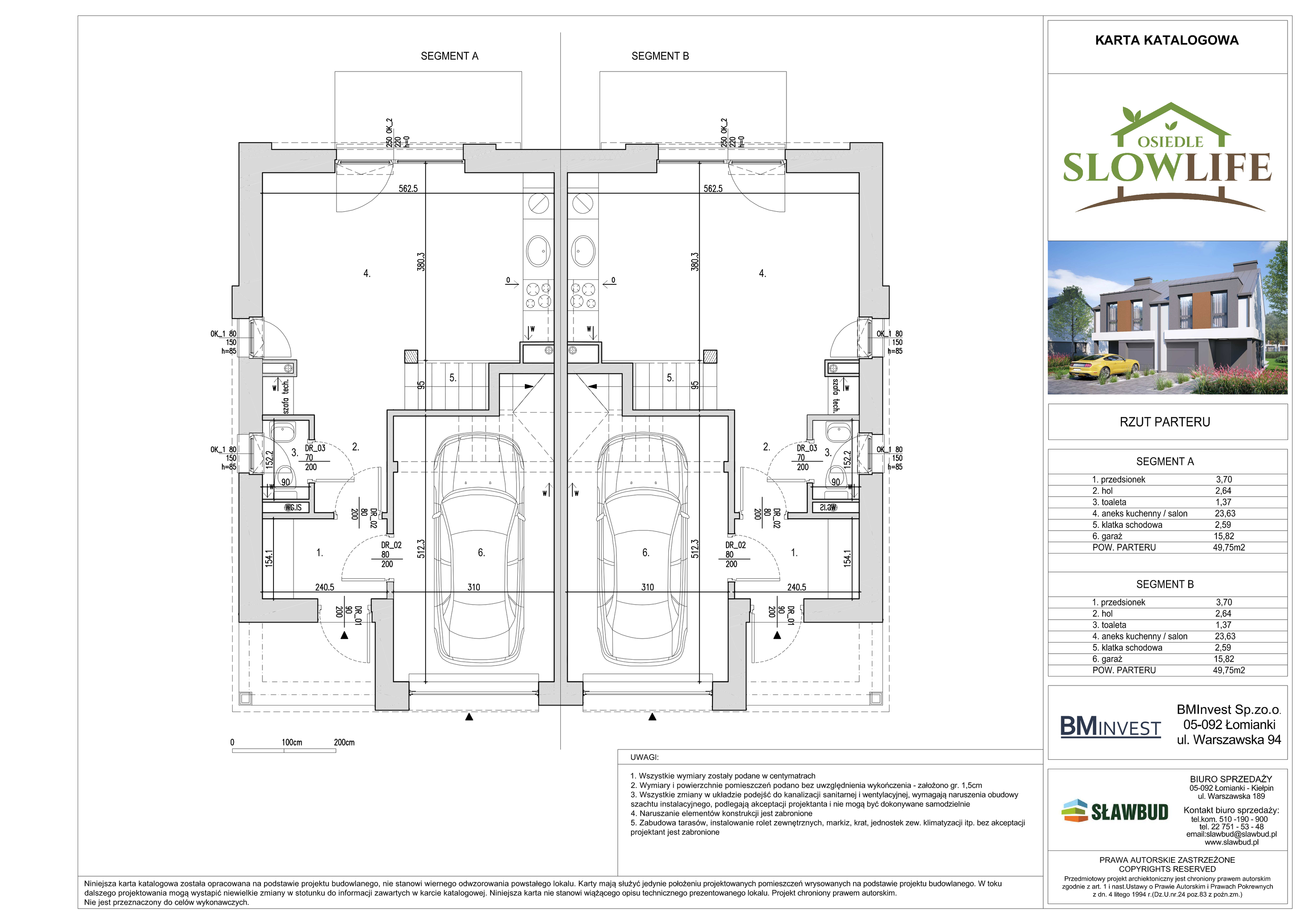 Dom 100,62 m², oferta nr 3B, Osiedle SLOW LIFE, Łomianki, ul. Spokojna/Wyjątkowa-idx