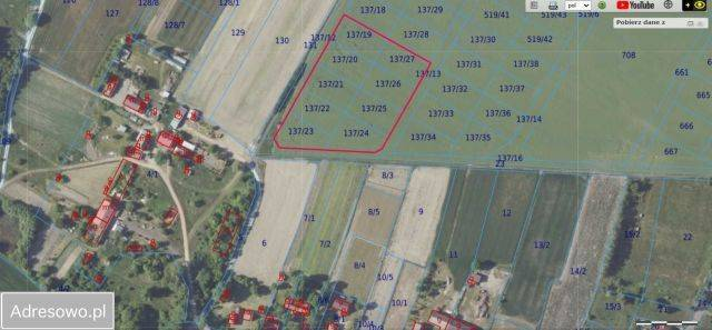 Działka 1 237,00 m², oferta nr , 40654/3186/OGS, Dobroszyce-idx