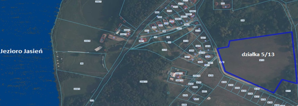 Działka 38 200,00 m², oferta nr , 40587/3186/OGS, Jasień-idx