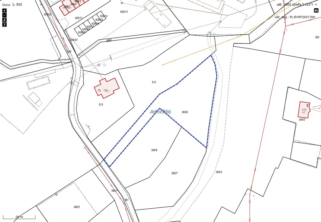 Działka 1 539,00 m², oferta nr , 40516/3186/OGS, Jedlina-Zdrój-idx