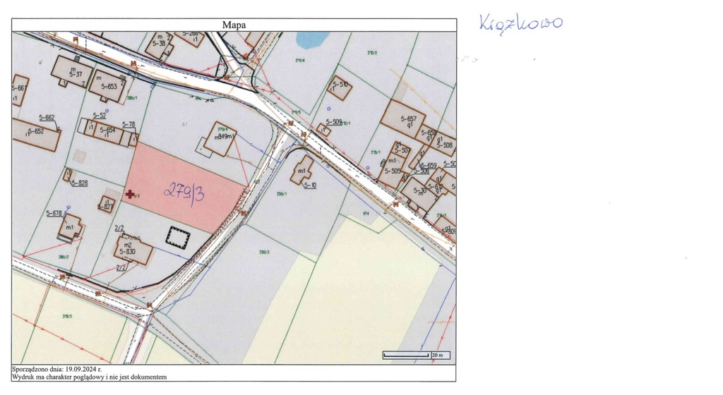 Działka 1 318,00 m², oferta nr , 40621/3186/OGS, Krążkowo-idx