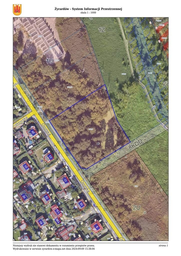 Działka 4 885,00 m², oferta nr , 40463/3186/OGS, Żyrardów, Opolska-idx