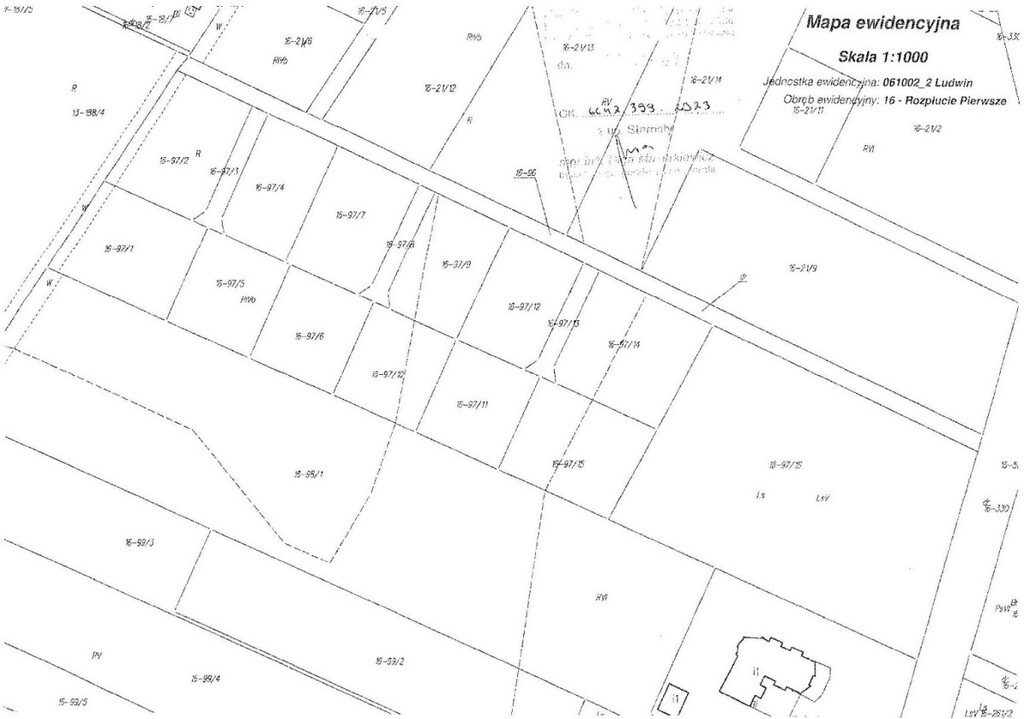 Działka 1 009,00 m², oferta nr , 40652/3186/OGS, Rozpłucie Pierwsze-idx