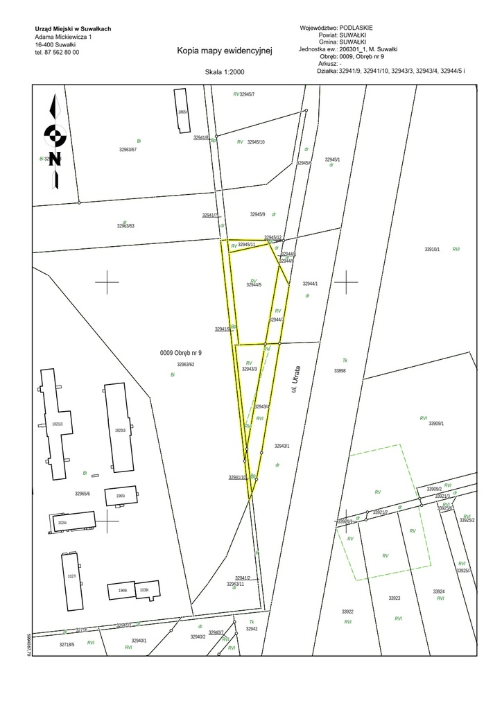 Działka 6 857,00 m², oferta nr , 40381/3186/OGS, Suwałki, Utrata-idx