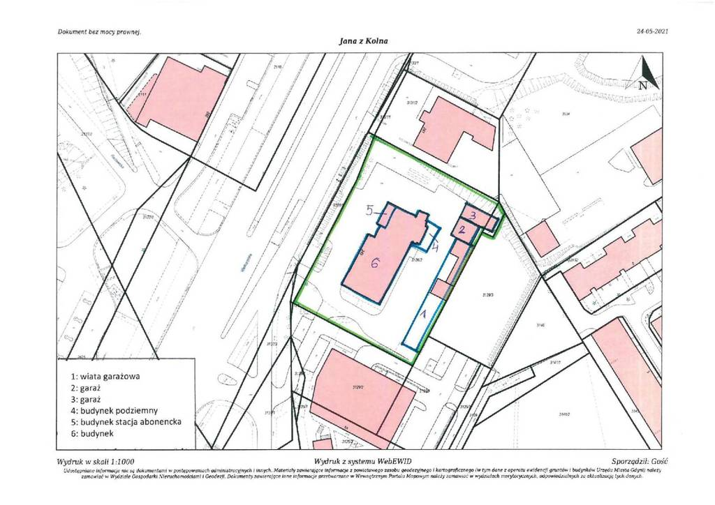 Działka 4 774,00 m², oferta nr , 2376/3186/OGW, Gdynia, Wielkopolska-idx