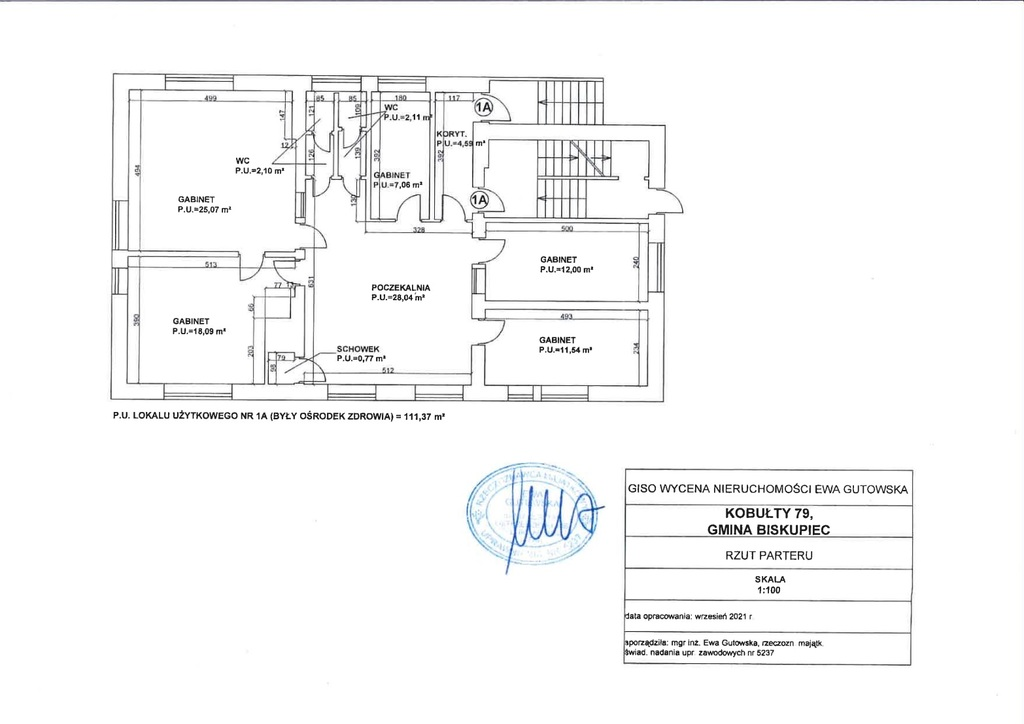 Lokal użytkowy 111,37 m², oferta nr , 2508/3186/OLS, Kobułty-idx