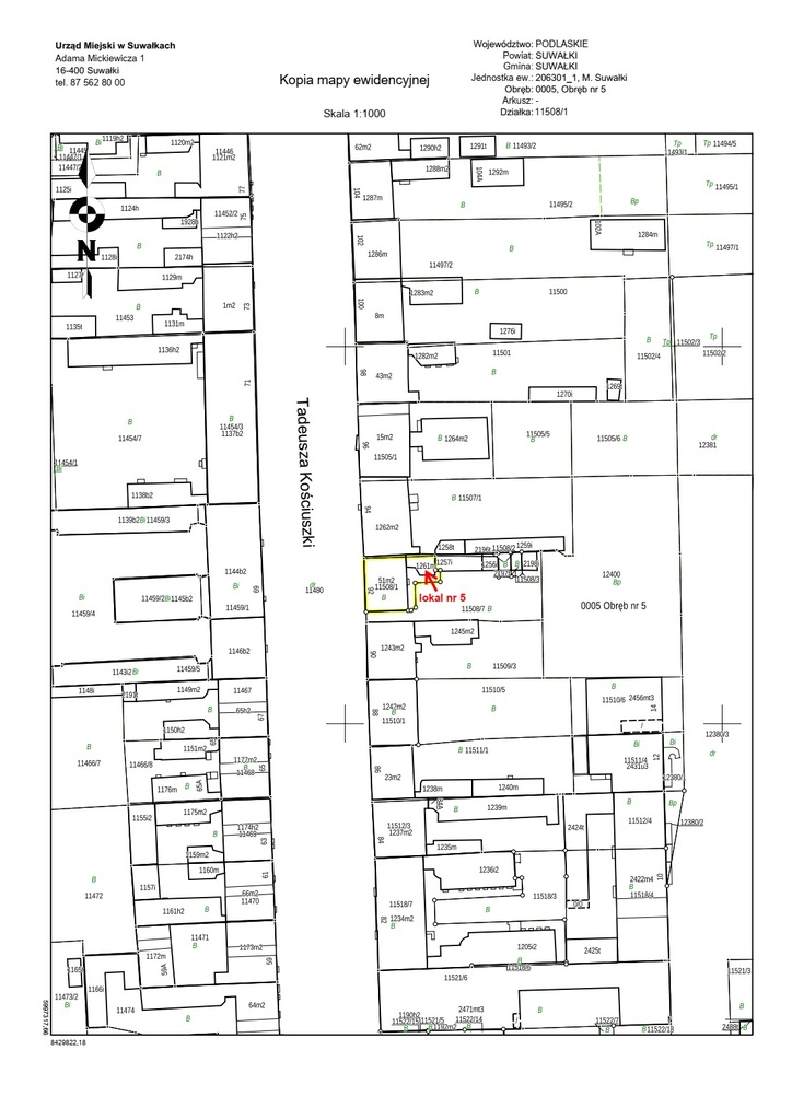 Mieszkanie 16,61 m², piętro 1, oferta nr , 10836/3186/OMS, Suwałki, Tadeusza Kościuszki-idx