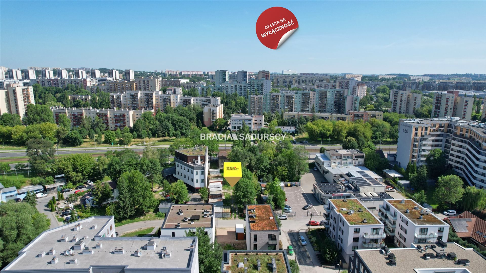 Działka 908,00 m², oferta nr , BS5-GS-302146-15, Kraków, Jana Pawła II-idx