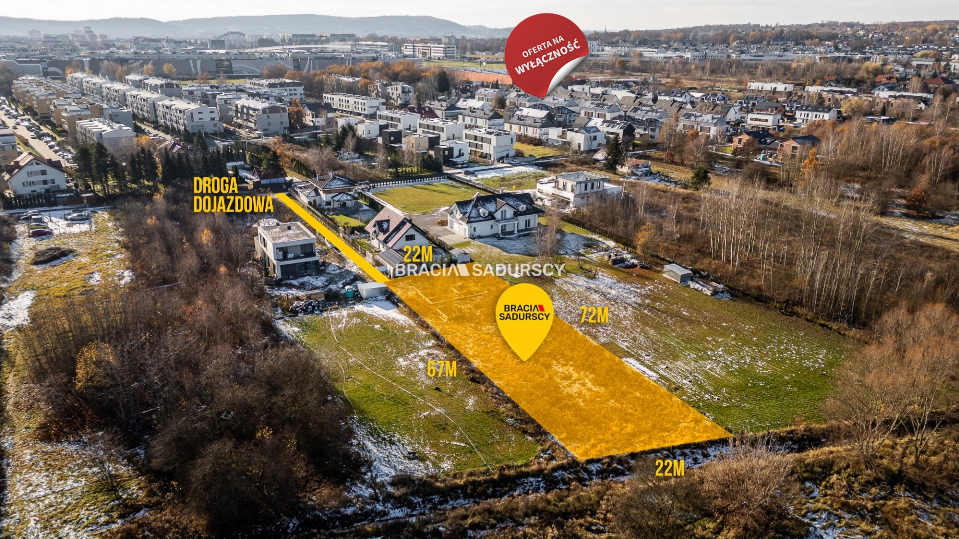 Działka 1 492,00 m², oferta nr , BS3-GS-305165, Kraków, Prądnik Biały, Bronowice Wielkie, Stelmachów-idx