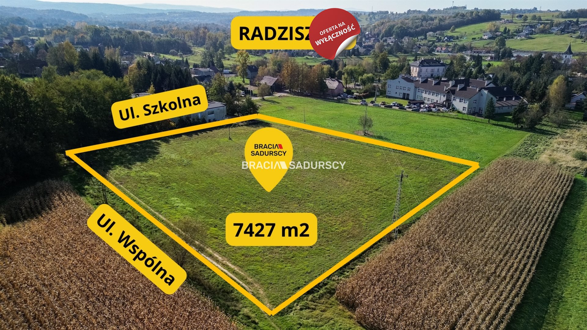 Działka 7 427,00 m², oferta nr , BS3-GS-304285, Skawina, Szkolna-idx