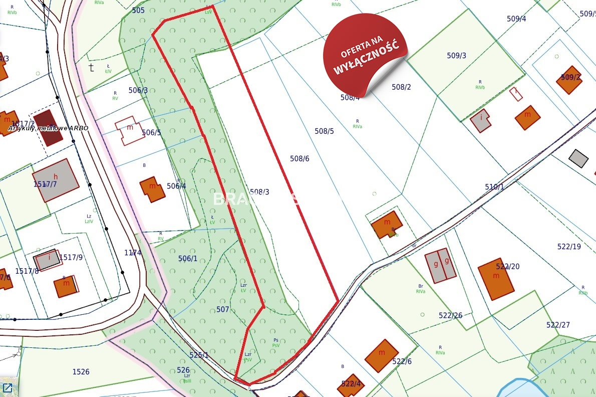 Działka 69 000,00 m², oferta nr , BS5-GS-304920, Wieliczka-idx