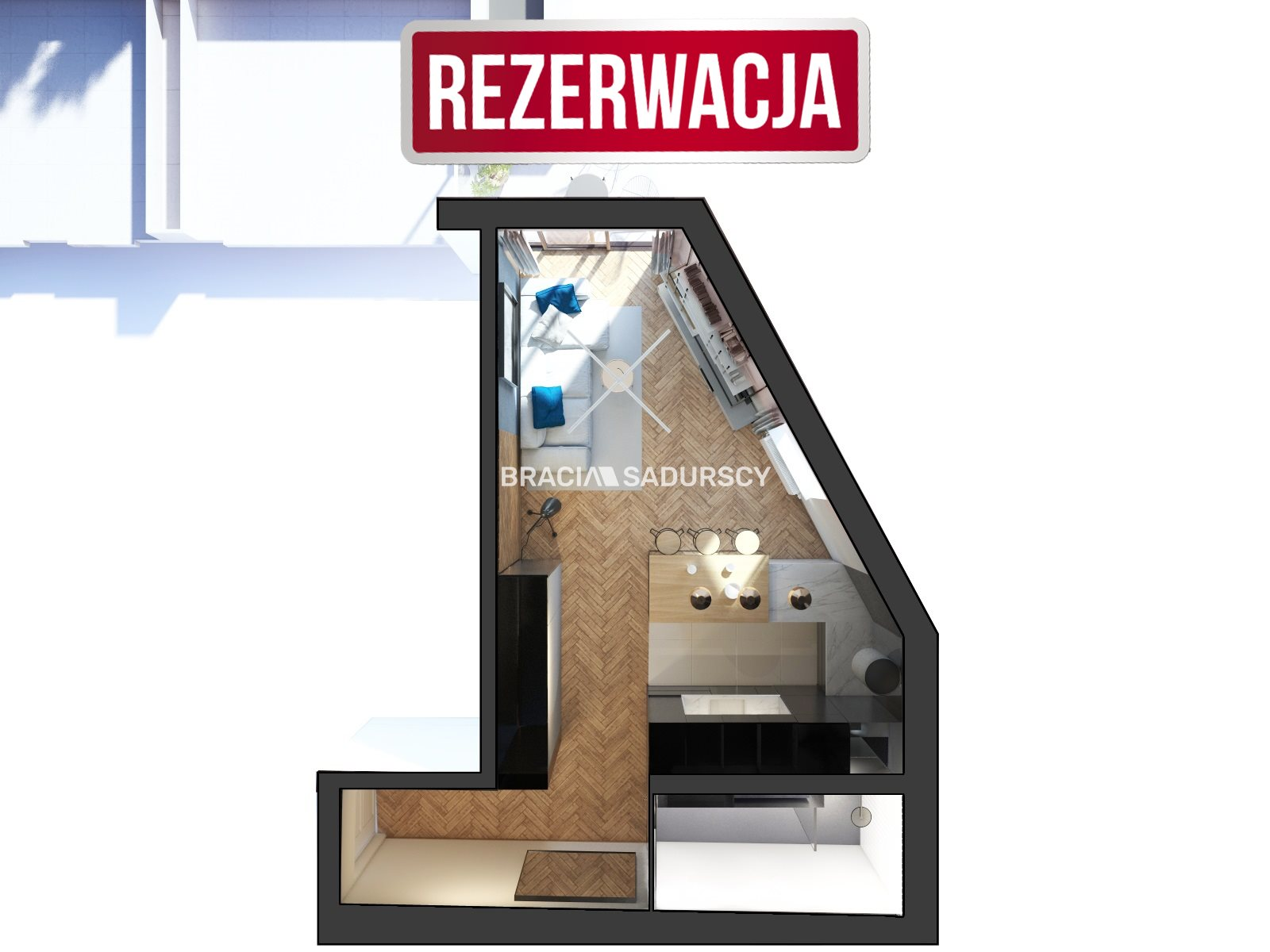 Mieszkanie 30,38 m², piętro 1, oferta nr , BS2-MS-284679-159, Kraków, Stare Miasto, Stare Miasto, Filipa - okolice-idx