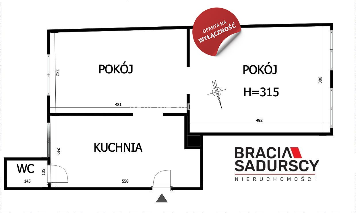 Mieszkanie 48,05 m², parter, oferta nr , BS3-MS-303058, Wieliczka, Reymonta-idx