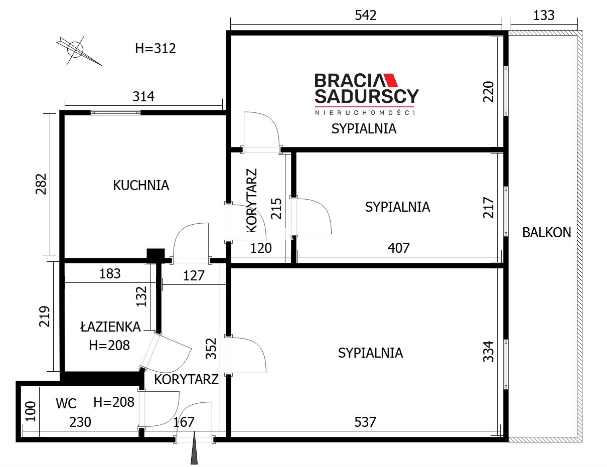 Mieszkanie 62,50 m², piętro 4, oferta nr , BS3-MS-303028, Kraków, Stare Miasto, Śródmieście, Morawskiego-idx