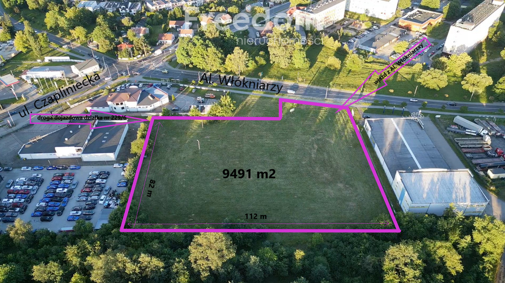 Działka 9 809,00 m², oferta nr , 8081/3685/OGS, Bełchatów, Aleja Włókniarzy-idx