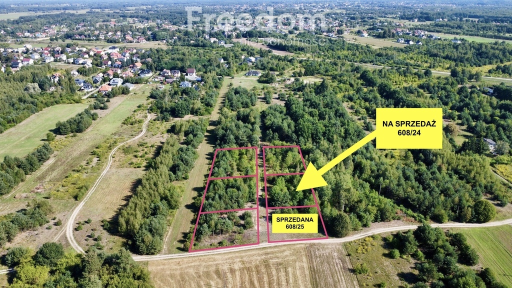 Działka 1 092,00 m², oferta nr , 8063/3685/OGS, Jasienica, Bociania-idx