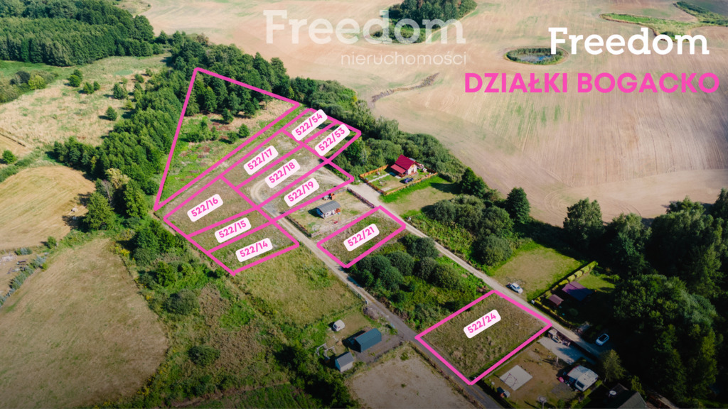 Działka 609,00 m², oferta nr , 8704/3685/OGS, Bogacko-idx