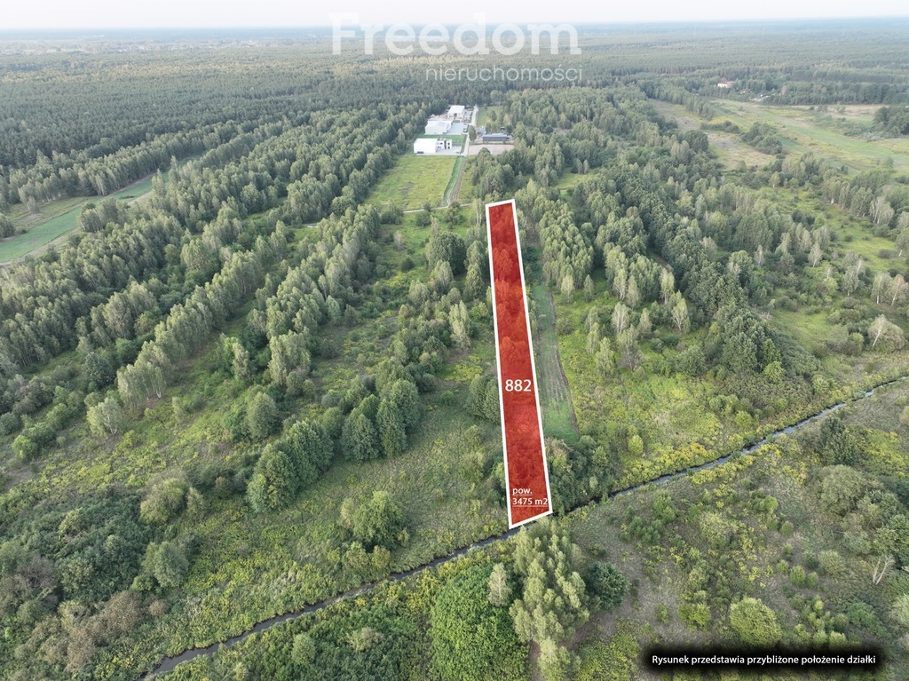 Działka 3 475,00 m², oferta nr , 8672/3685/OGS, Okuniew, Inwestorska-idx