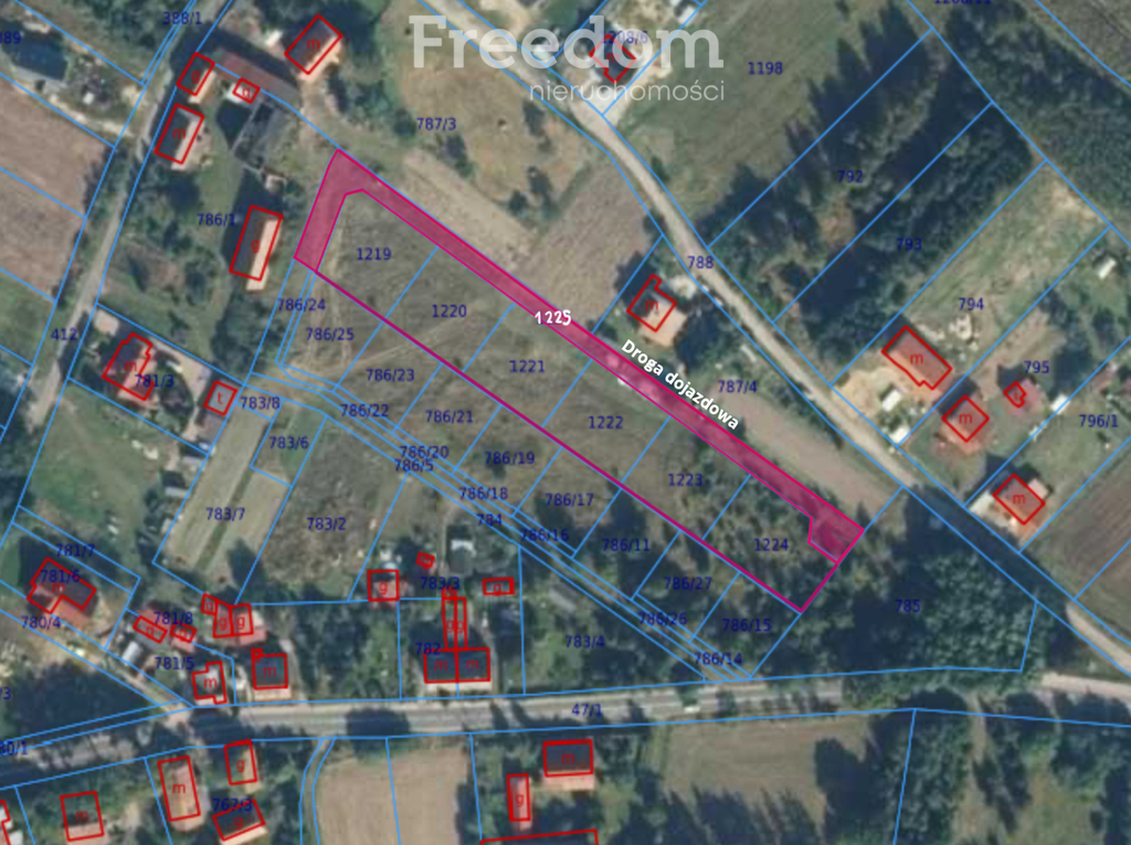 Działka 800,00 m², oferta nr , 6005/3685/OGS, Lubiąż-idx