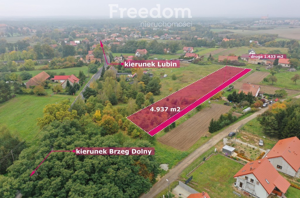 Działka 6 370,00 m², oferta nr , 5893/3685/OGS, Lubiąż, św. Jadwigi-idx