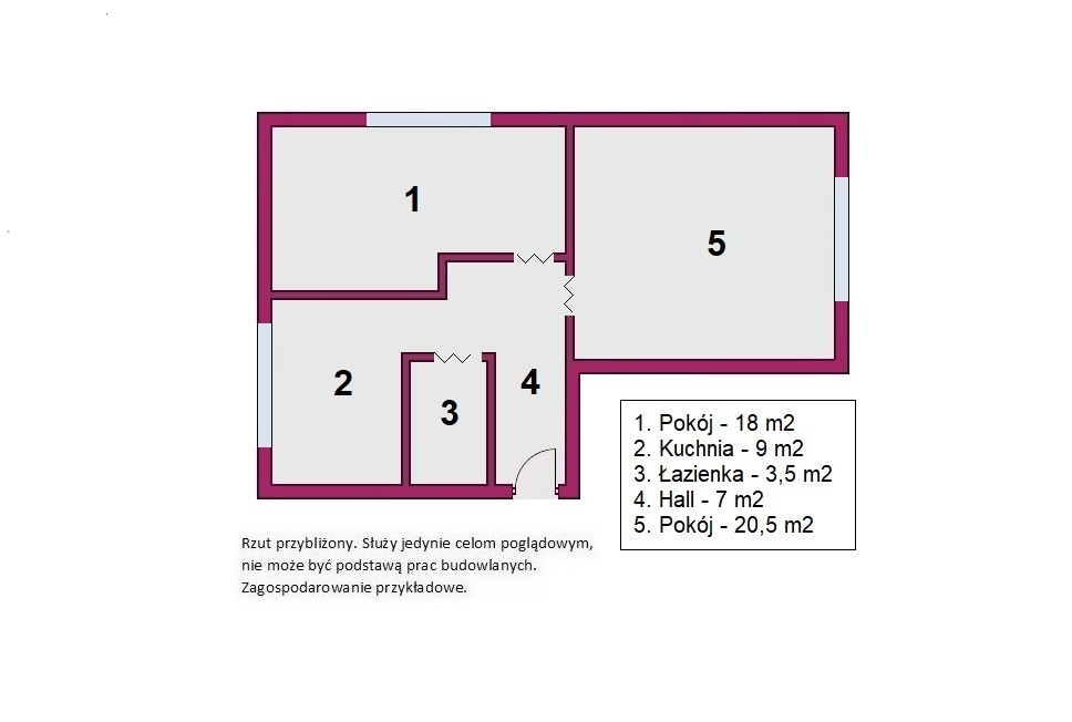 Mieszkanie 58,04 m², parter, oferta nr , 32123/3685/OMS, Aleksandrów Łódzki, Piotrkowska-idx