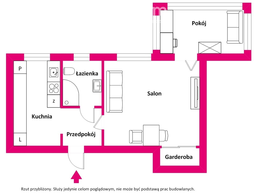 Mieszkanie 45,00 m², piętro 1, oferta nr , 32609/3685/OMS, Międzyzdroje, Tysiąclecia Państwa Polskiego-idx