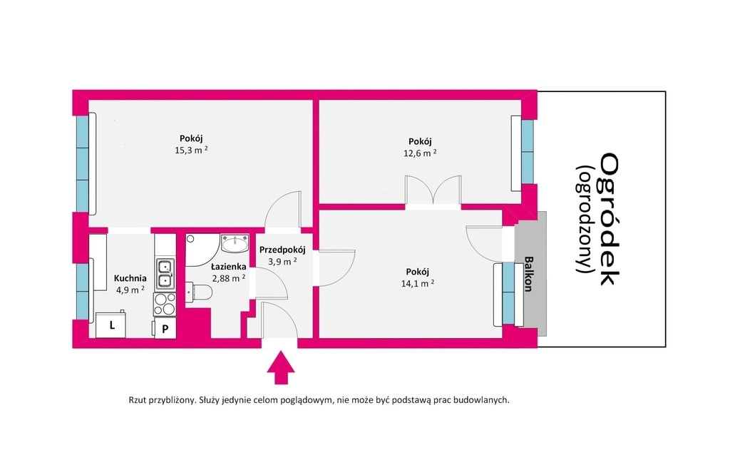 Mieszkanie 54,00 m², parter, oferta nr , 33943/3685/OMS, Białystok, Antoniuk, Hanki Ordonówny-idx