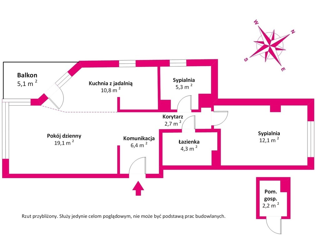 Mieszkanie 62,90 m², piętro 7, oferta nr , 31720/3685/OMS, Warszawa, Mokotów, Mokotów, Konstancińska-idx