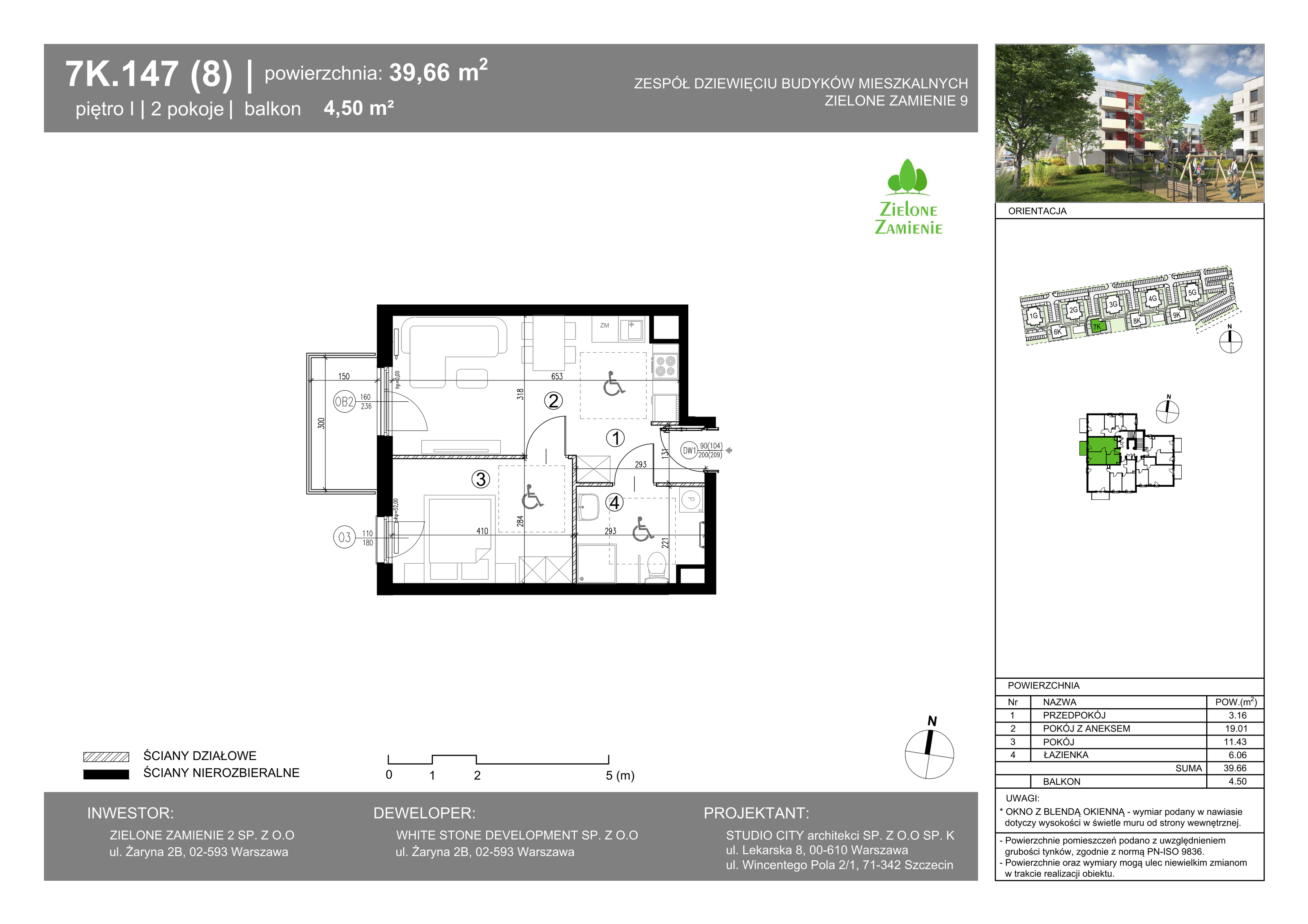 Mieszkanie 39,66 m², piętro 1, oferta nr 147, Zielone Zamienie IX, Zamienie, ul. Czekoladowa-idx