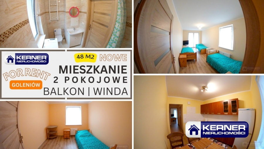 Mieszkanie 47,43 m², piętro 3, oferta nr , 25498/KRN/MW-25554, Goleniów-idx