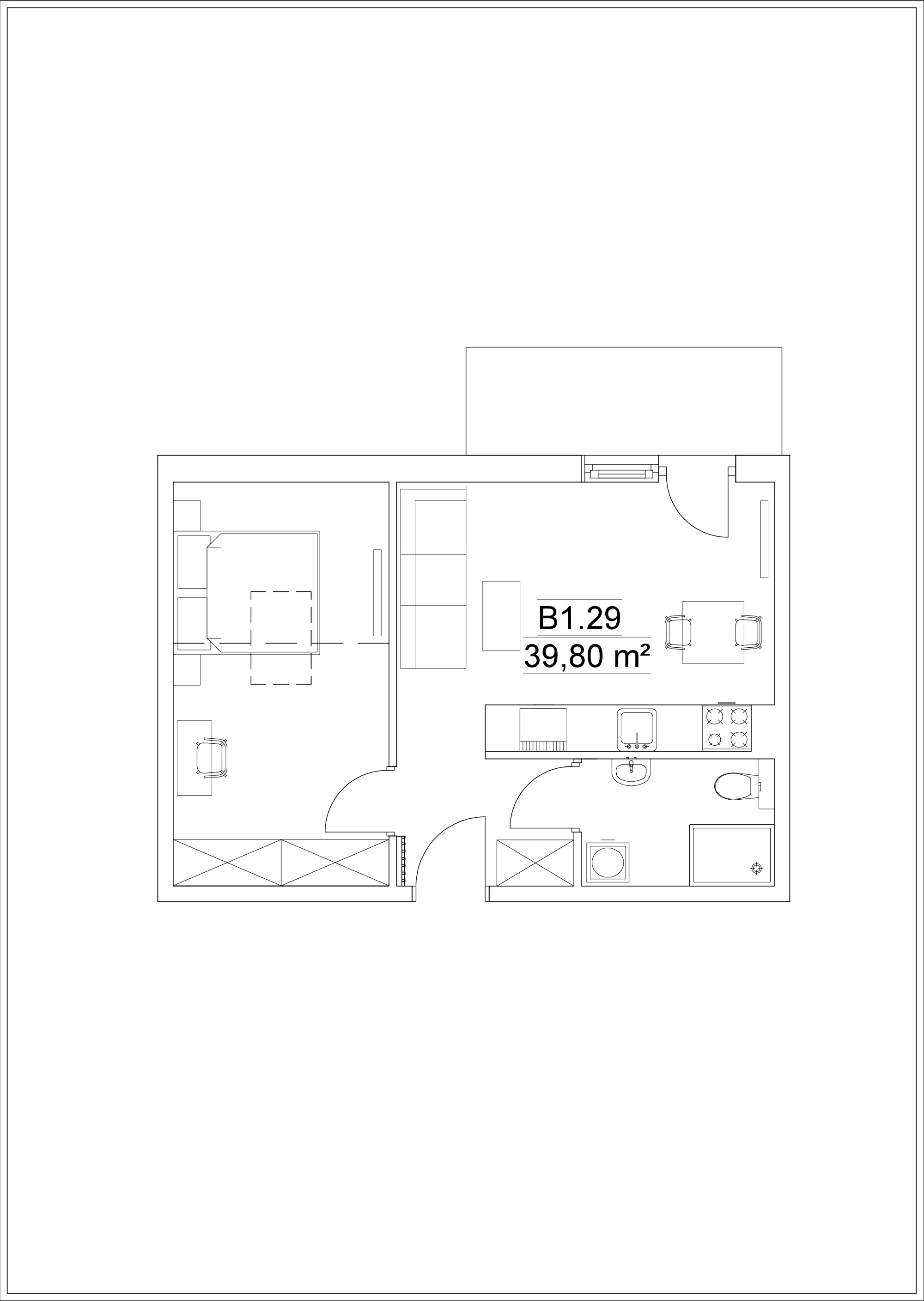 Mieszkanie 32,35 m², piętro 2, oferta nr B1/M.29, Osiedle Versus, Kraków, Dębniki, Skotniki, ul. Jana Kantego Federowicza-idx