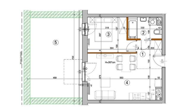 Mieszkanie 38,63 m², parter, oferta nr , 101456, Warszawa, Rembertów, Rembertów, Chełmżyńska-idx