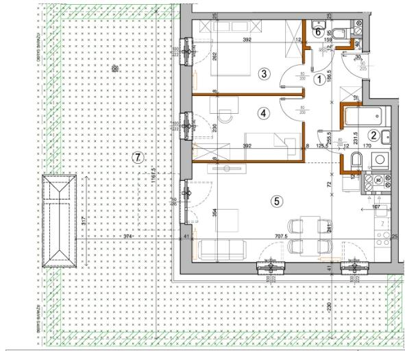 Mieszkanie 55,10 m², parter, oferta nr , 101648, Warszawa, Rembertów, Rembertów, Chełmżyńska-idx