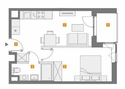 Mieszkanie 35,00 m², piętro 2, oferta nr , 101107, Warszawa, Włochy, Włochy, Popularna-idx