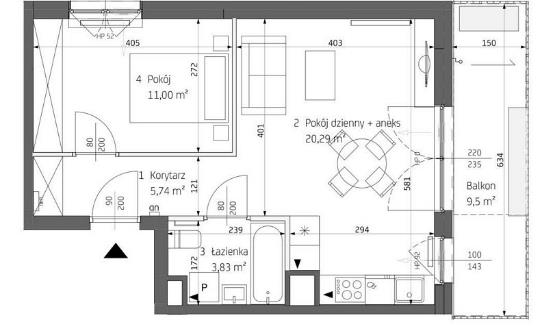 Mieszkanie 40,00 m², piętro 1, oferta nr , 100583, Warszawa, Bemowo, Bemowo, Szeligowska-idx