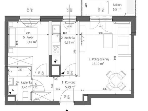 Mieszkanie 43,00 m², piętro 5, oferta nr , 101289, Warszawa, Bemowo, Bemowo, Szeligowska-idx