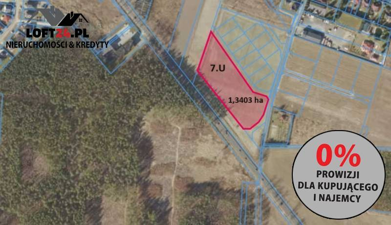 Działka 13 403,00 m², oferta nr , 2395/LFT/DZS-218759, Miroszowice, Zielonogórska, wiosenna i Zimowa-idx