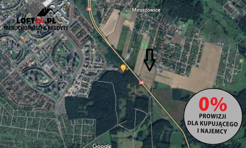 Działka 1 000,00 m², oferta nr , 2394/LFT/DZS-218758, Miroszowice, Zimowa-idx