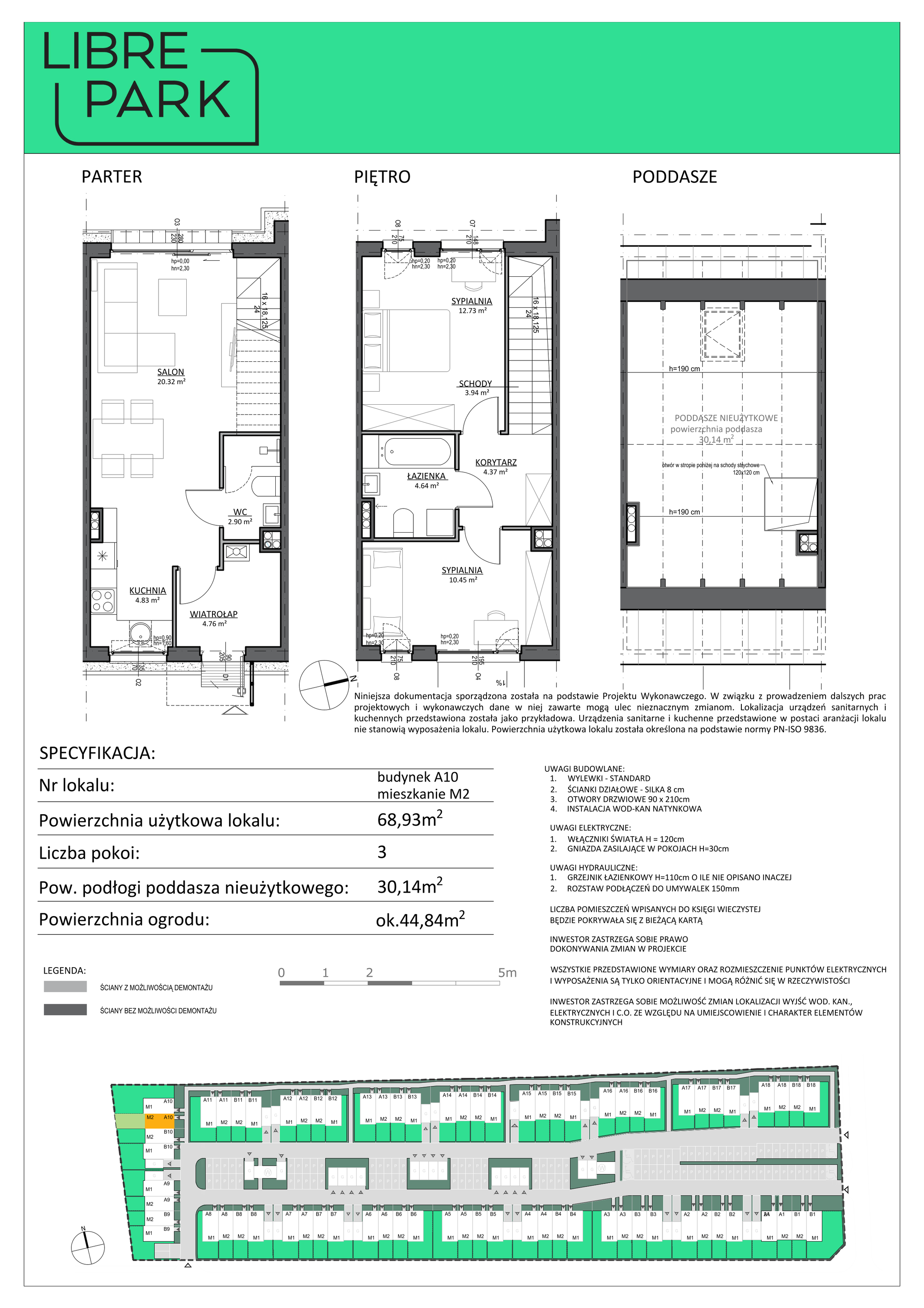 Mieszkanie 68,93 m², parter, oferta nr A10/2, Libre Park, Kosakowo, Dyniowa-idx