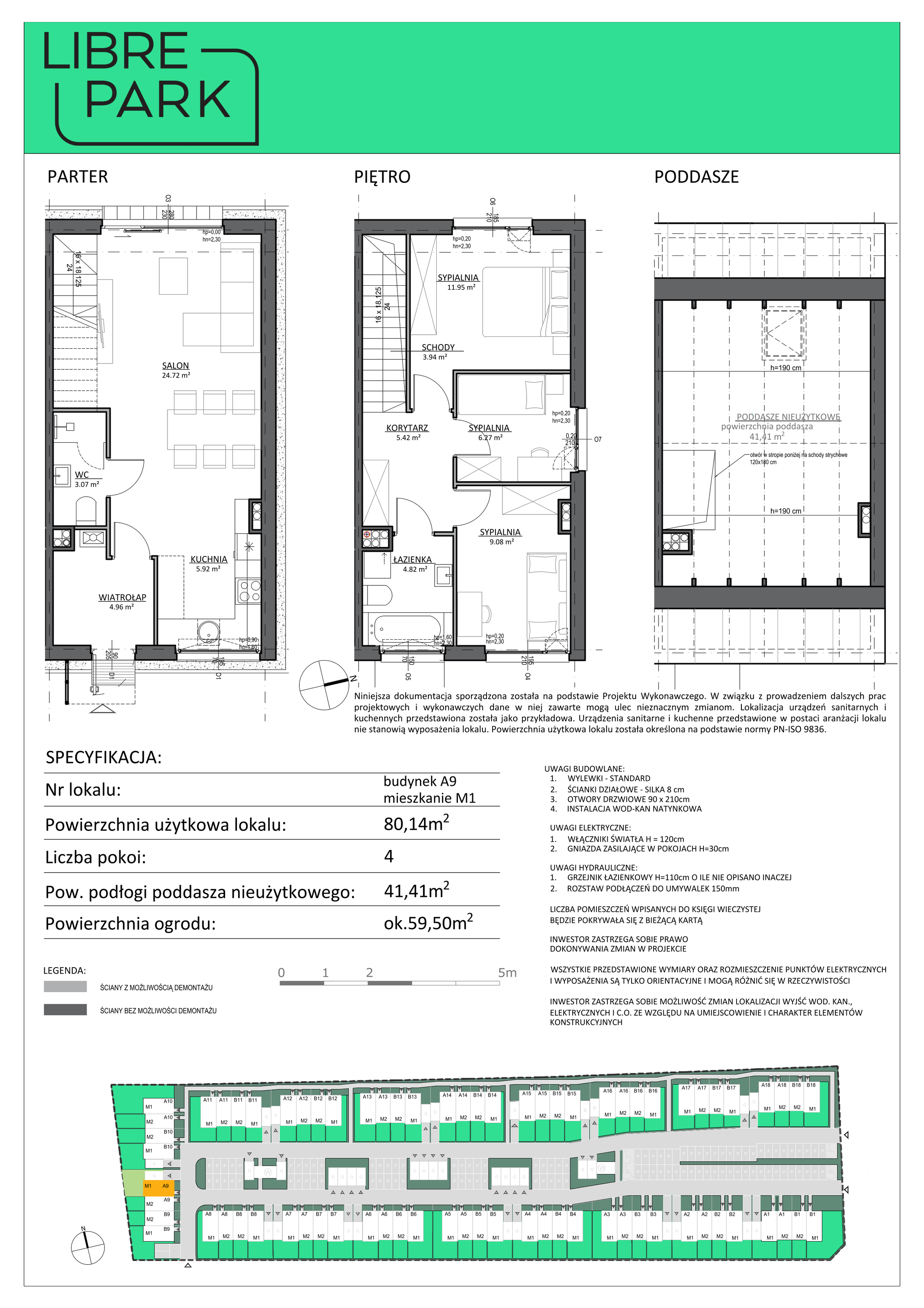 Mieszkanie 80,14 m², parter, oferta nr A9/1, Libre Park, Kosakowo, Dyniowa-idx