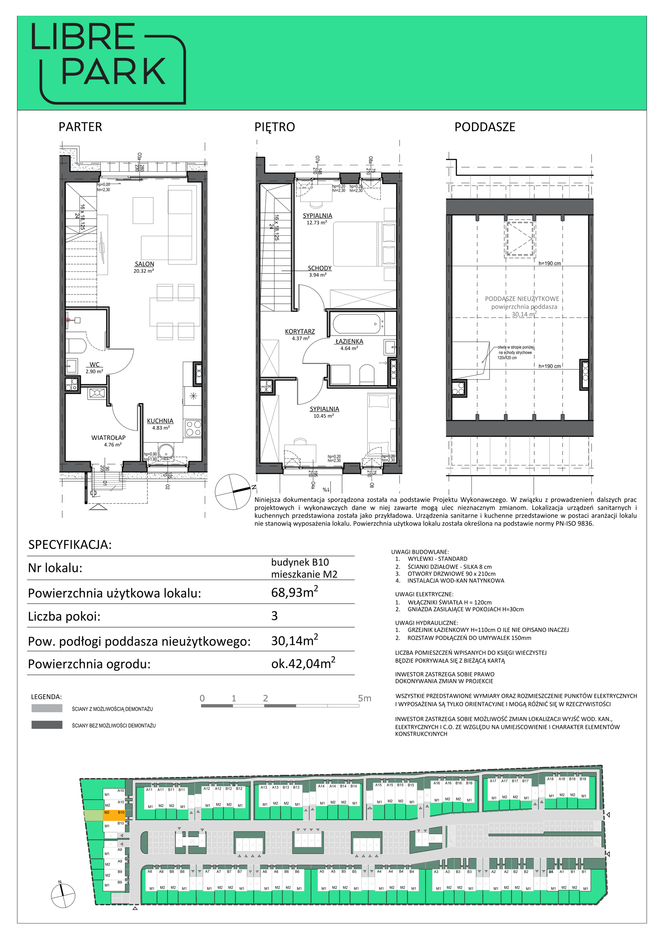 Mieszkanie 68,93 m², parter, oferta nr B10/2, Libre Park, Kosakowo, Dyniowa-idx