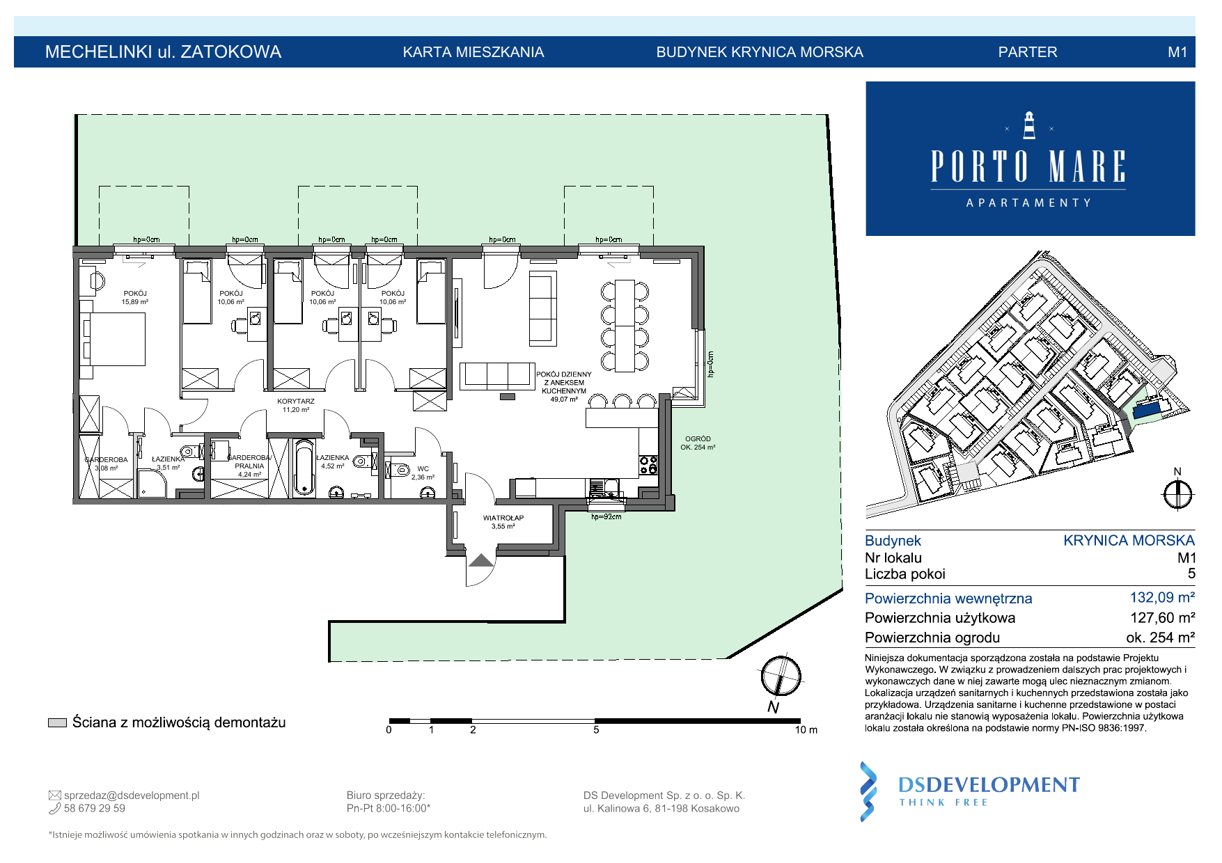 Apartament 127,60 m², parter, oferta nr KRYNICA MORSKA.M1, Porto Mare, Mechelinki, ul. Zatokowa-idx