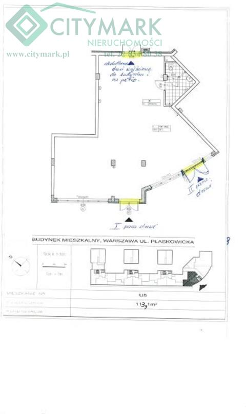 Lokal użytkowy 113,29 m², oferta nr , 78555, Warszawa, Ursynów, Ursynów-idx