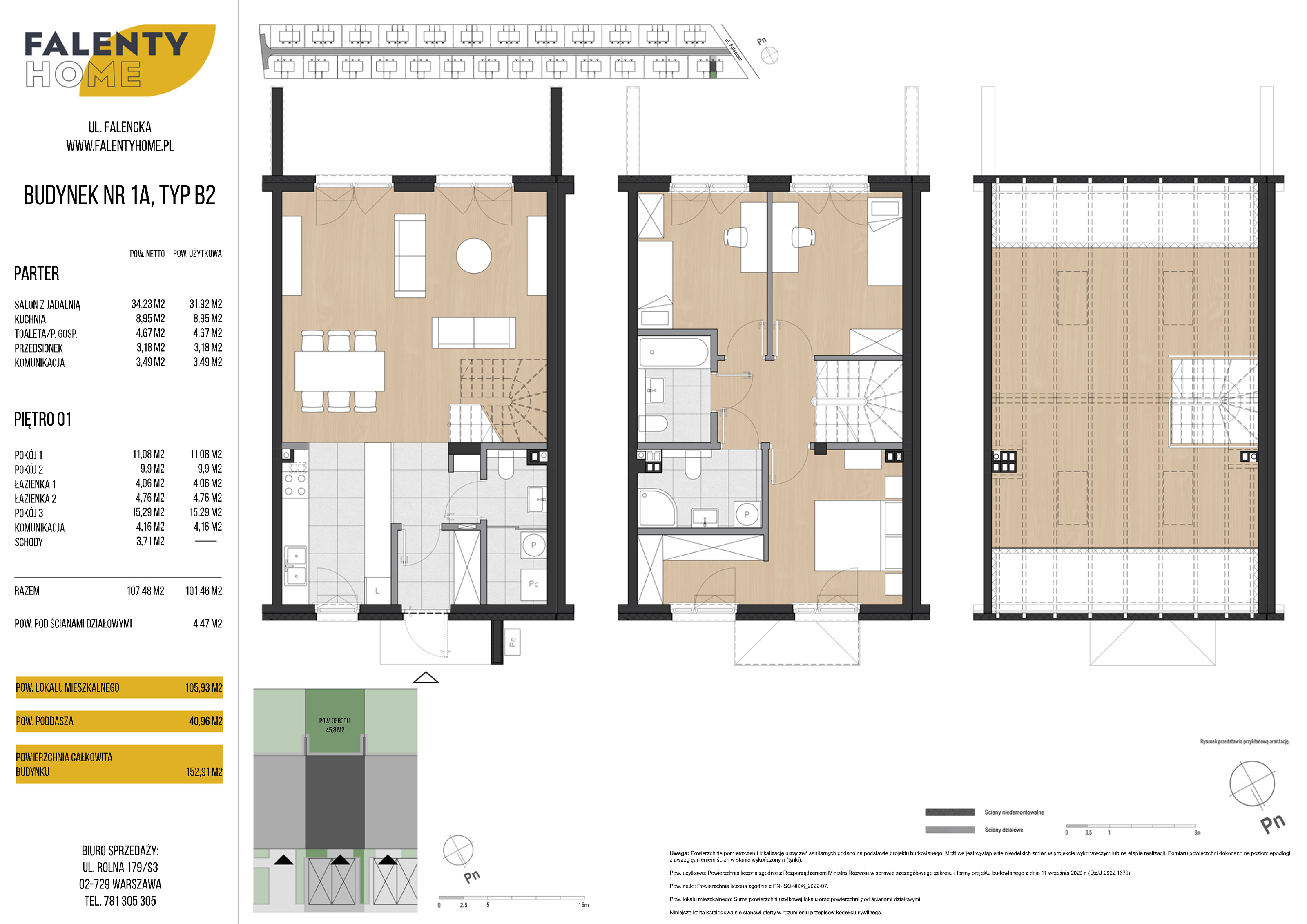 Dom 105,93 m², oferta nr 1A, Falenty Home, Falenty Duże, ul. Falencka-idx