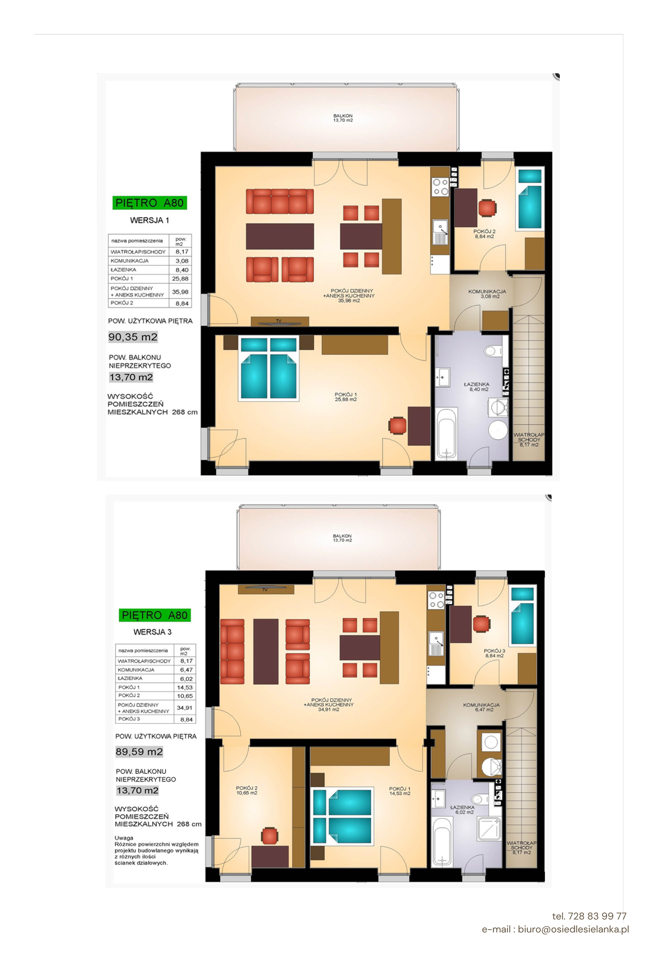 Apartament 90,40 m², piętro 1, oferta nr apartament z balkonem 3 pok., Osiedle Sielanka Tarnowskie Góry, Tarnowskie Góry, Stare Tarnowice, ul. Szafranowa-idx