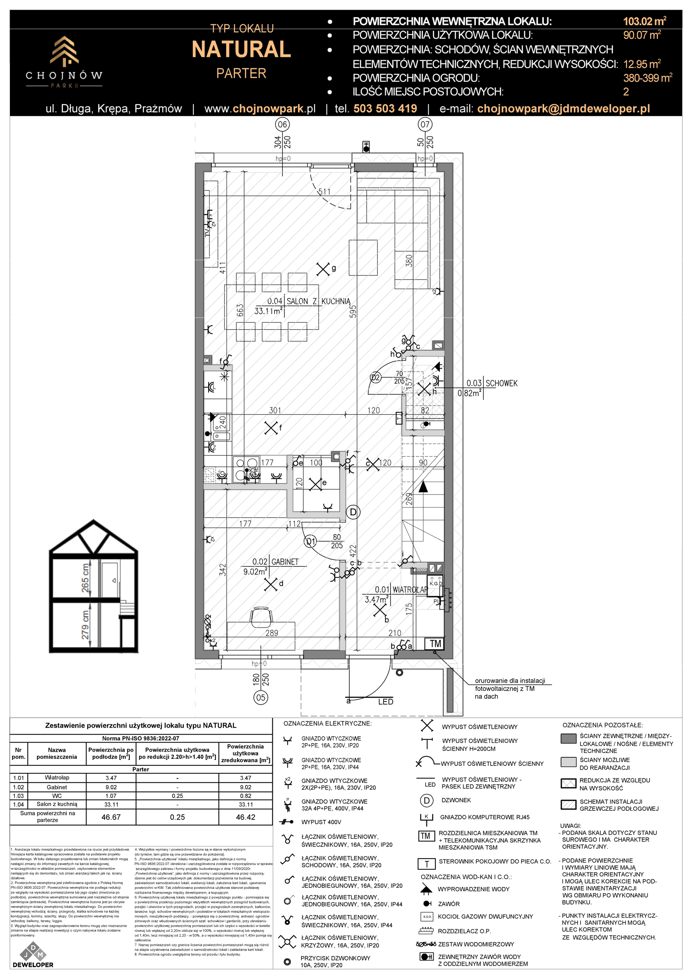 Dom 103,00 m², oferta nr J5-2, Chojnów Park II, Krępa, ul. Długa-idx