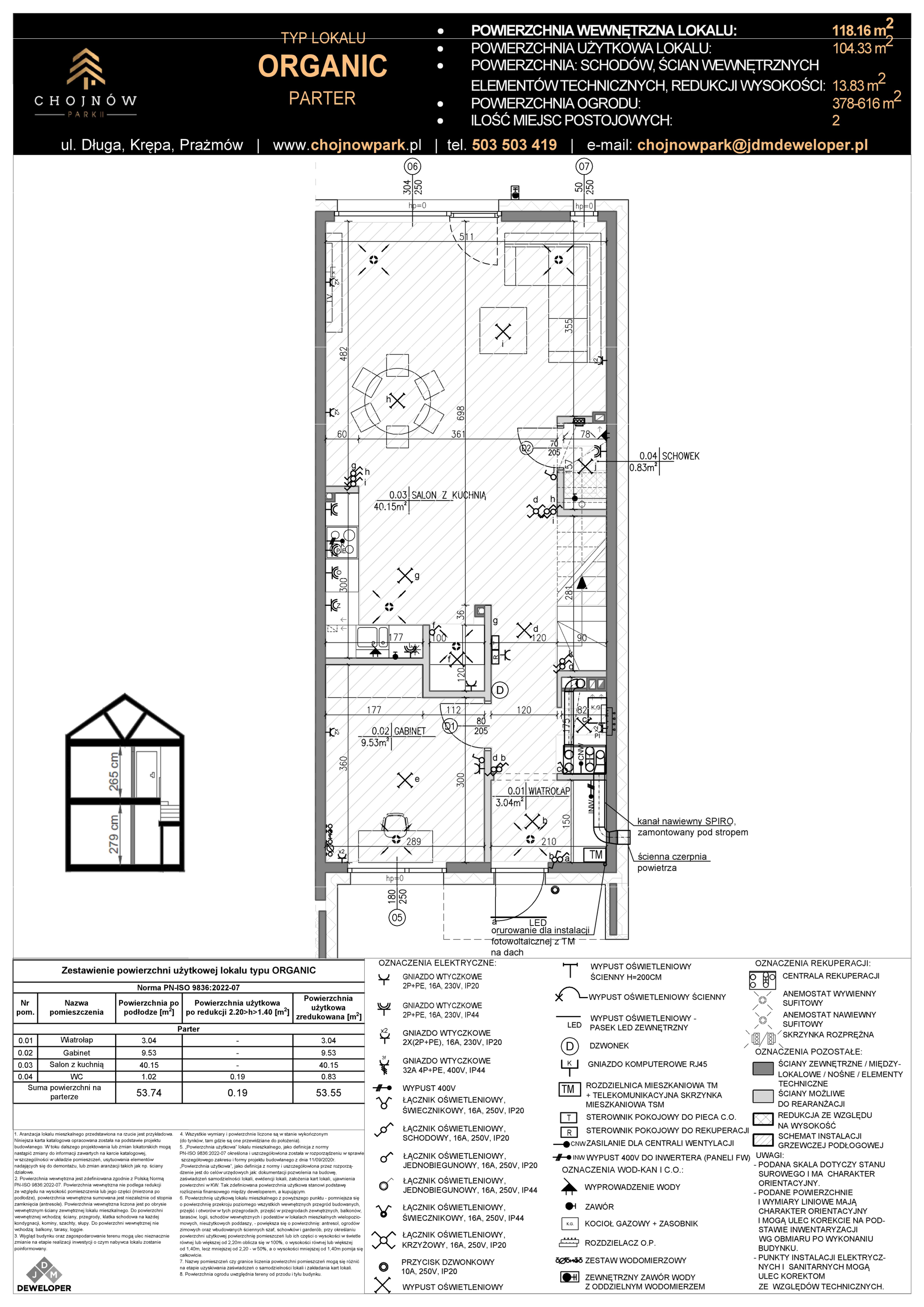 Dom 119,00 m², oferta nr J1-2, Chojnów Park II, Krępa, ul. Długa-idx